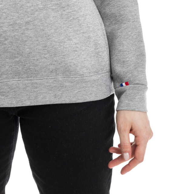 PALÂBA - Sweat femme épaisseur 280g col rond gris – L