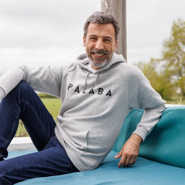 PALÂBA - Sweat imprimé homme en coton bio