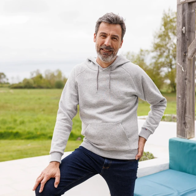 PALÂBA - Sweat uni Made In France à capuche doublée – XXL