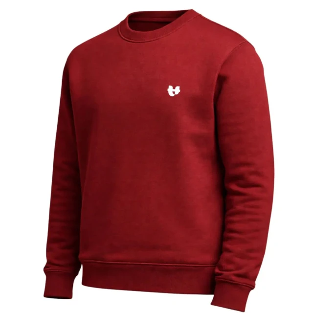 PALÂBA - Sweat homme col rond Bordeaux – XL