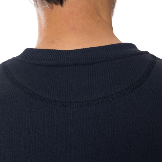 PALÂBA - Sweat molletonné à col rond marine – XL