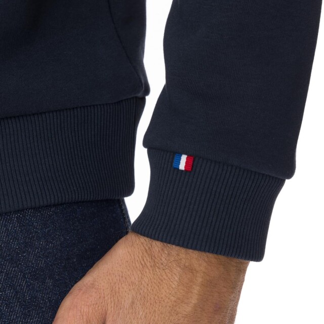 PALÂBA - Sweat molletonné à col rond marine – XL