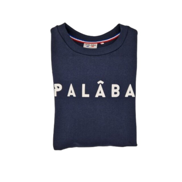 PALÂBA - Sweat imprimé coton bio à col rond – XL