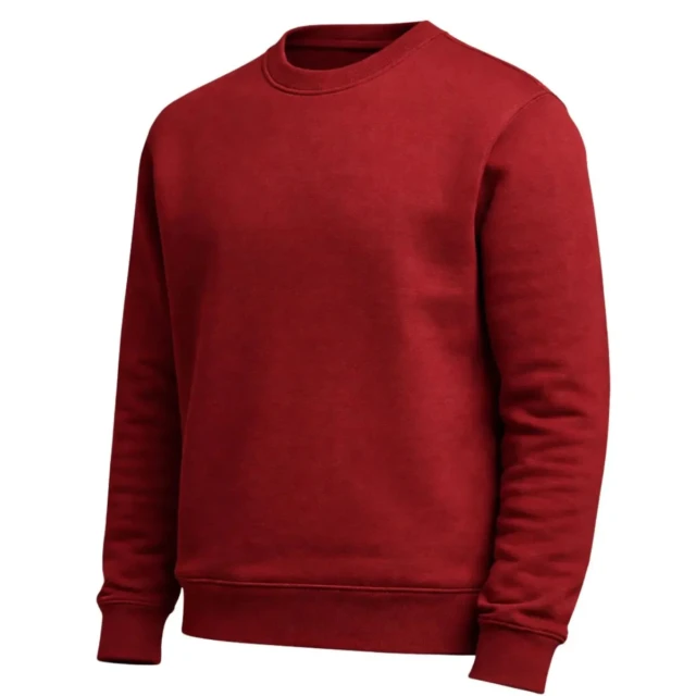 PALÂBA - Sweat sans capuche Bordeaux Homme | Col rond – XL