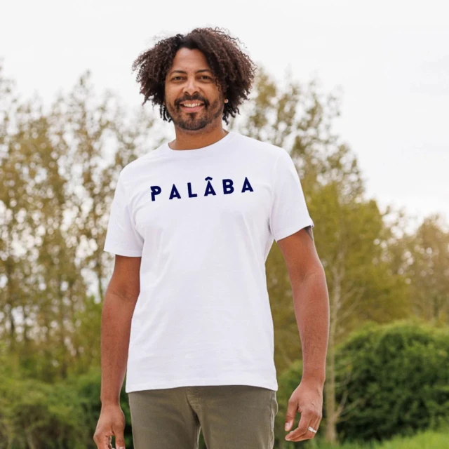 PALÂBA - T-shirt manche courte coton bio – blanc