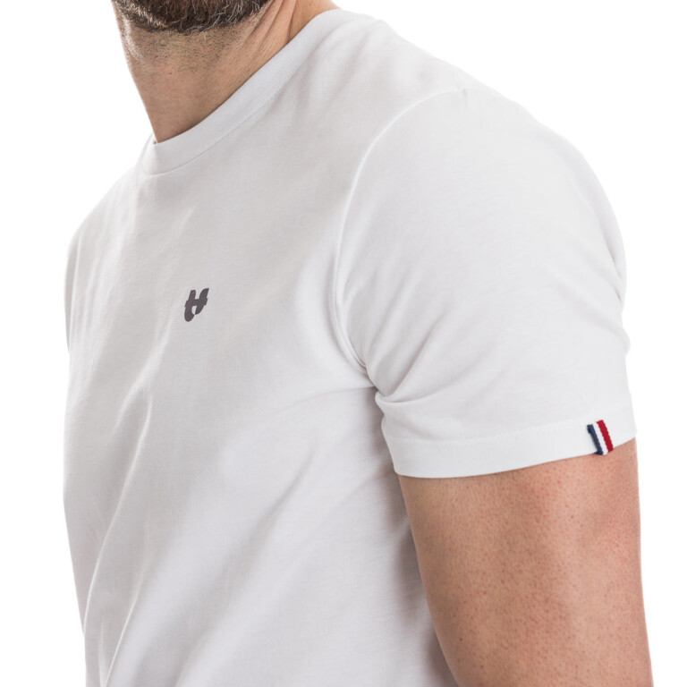 PALÂBA - T-shirt blanc homme coton bio – XXXL