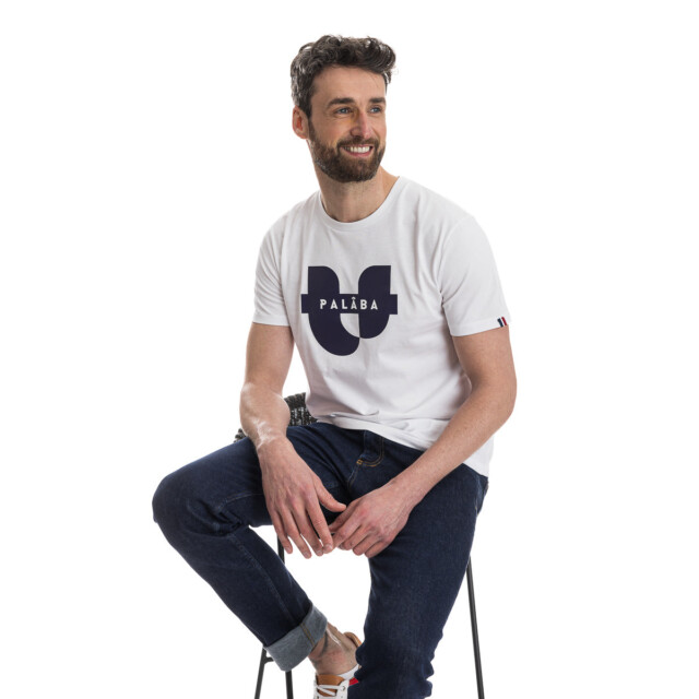 PALÂBA - T-shirt manche courte imprimé coton bio – XXXL