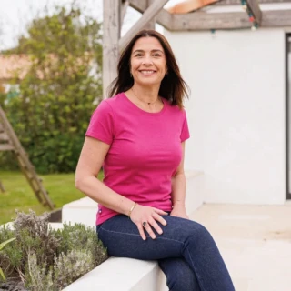 PALÂBA - T-shirt 180g coton bio rose