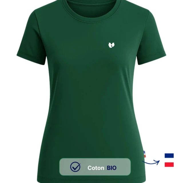 PALÂBA - T-shirt jersey à manche courte vert – XL