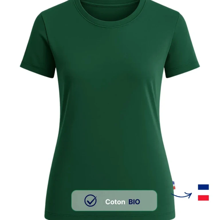 PALÂBA - T-shirt col rond vert en Jersey – XL