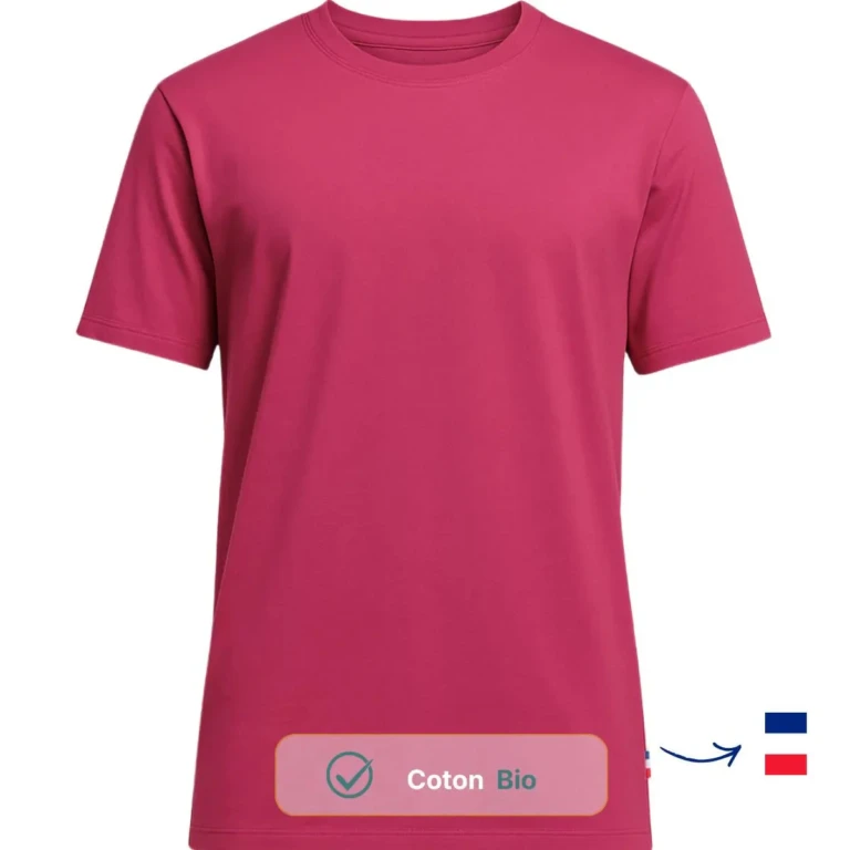 PALÂBA - T-shirt manche courte Rose Fuchsia – XL