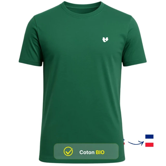 PALÂBA - T-shirt Jersey coton biologique Vert – XL