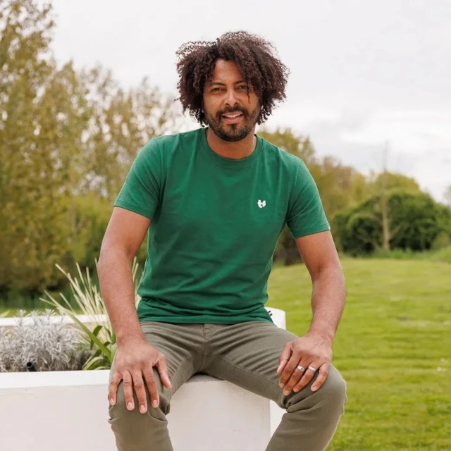 PALÂBA - T-shirt Jersey coton biologique Vert
