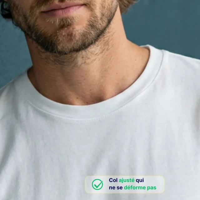 PALÂBA - T shirt manche longue col rond - Blanc – XL
