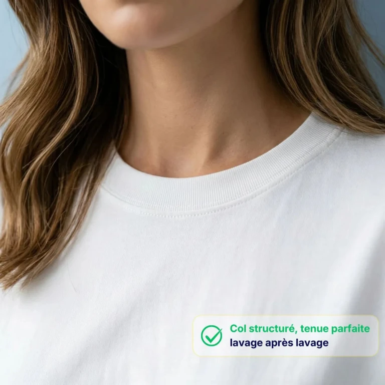 PALÂBA - T shirt oversize coton bio blanc – L