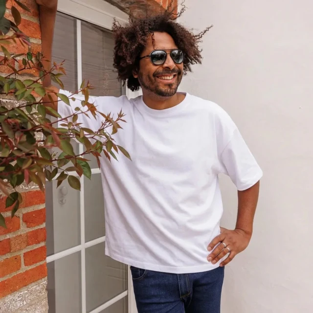 PALÂBA - T shirt oversize col rond Jersey