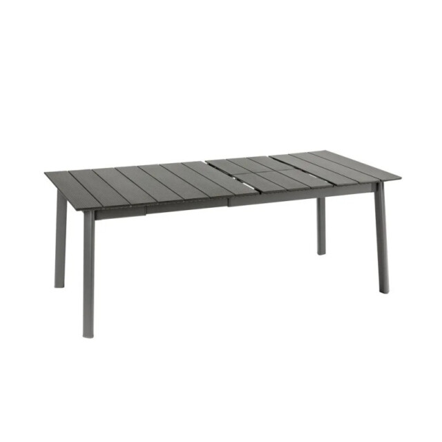 LAFUMA MOBILIER - Table de repas extensible LAFUMA MOBILIER Oron ALU 6-8 personnes GRIS TITANE