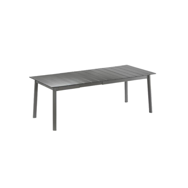 LAFUMA MOBILIER - Table de repas extensible LAFUMA MOBILIER Oron HPL 6-8 personnes GRIS CIMENT