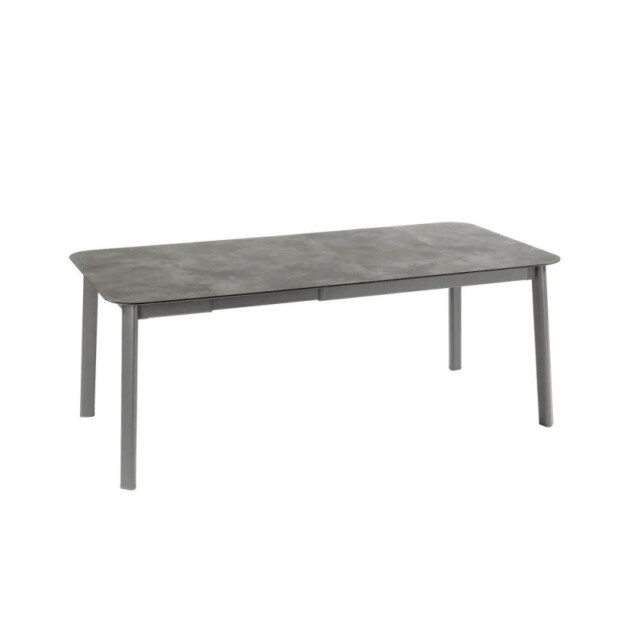 LAFUMA MOBILIER - Table de repas extensible LAFUMA MOBILIER Oron HPL 6-8 personnes GRIS FUSAIN