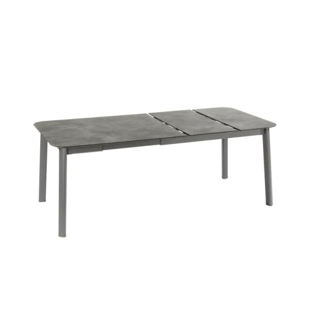 LAFUMA MOBILIER - Table de repas extensible LAFUMA MOBILIER Oron HPL 6-8 personnes GRIS FUSAIN