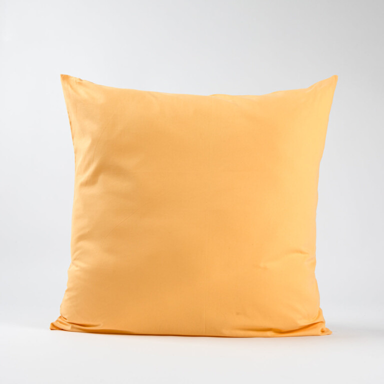 Dejorine - Taies d'oreiller X2 en Coton - Jaune – 80x80cm