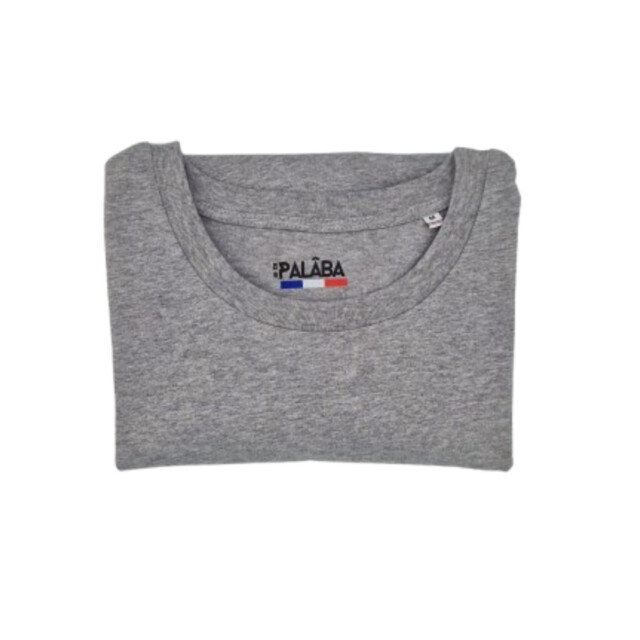 PALÂBA - Tee shirt gris uni – XXXL