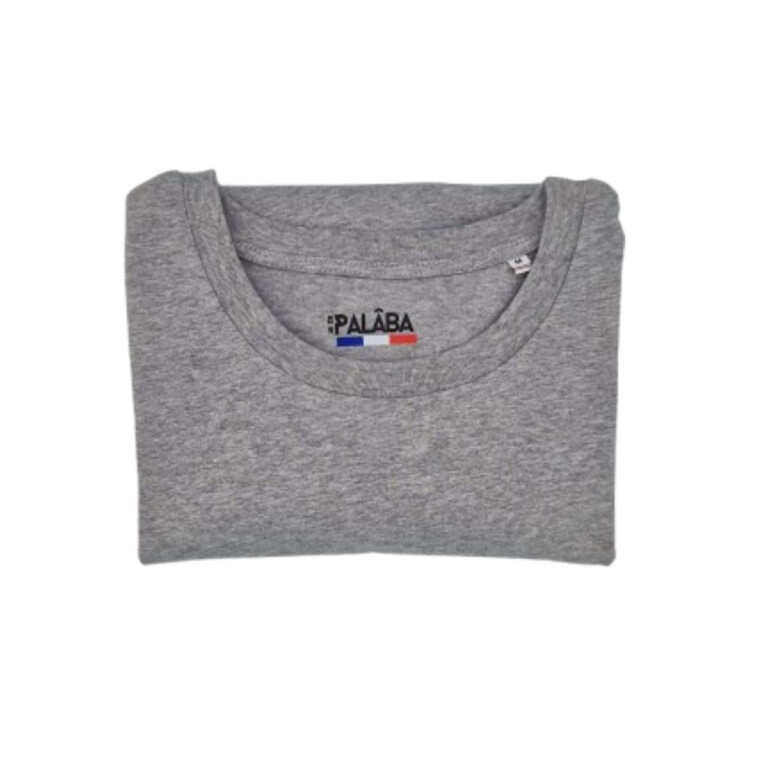 PALÂBA - Tee shirt gris uni – XXXL