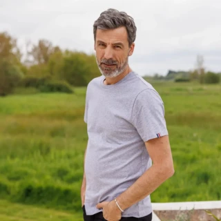 PALÂBA - Tee shirt gris uni