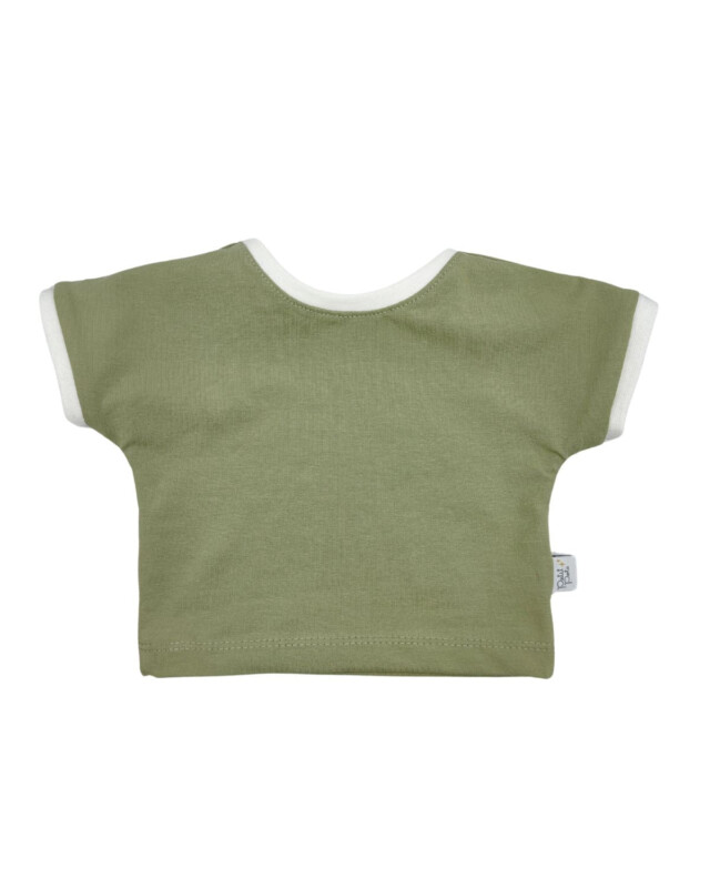 Petit Pote - T-shirt enfant Jersey Kaki – 4 ans / Vert kaki