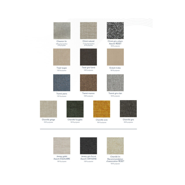 BULTEX matelas et sommiers - Tête de lit BULTEX Alira - 4 tailles et 16 tissus