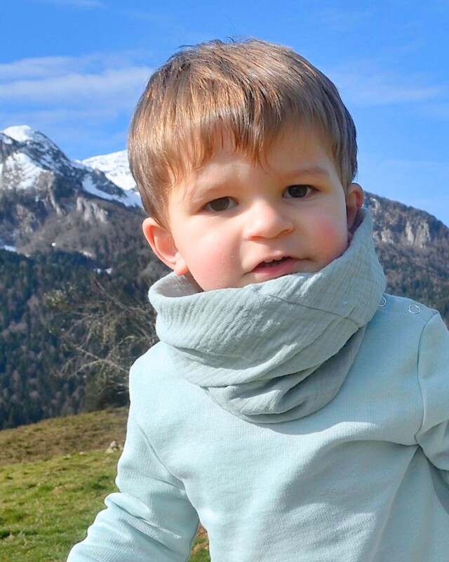Petit Pote - Tour de cou léger bébé, enfant / Coton