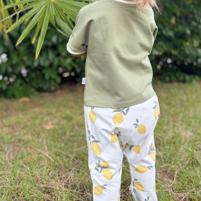 Petit Pote - T-shirt enfant Jersey Kaki – 4 ans / Vert kaki