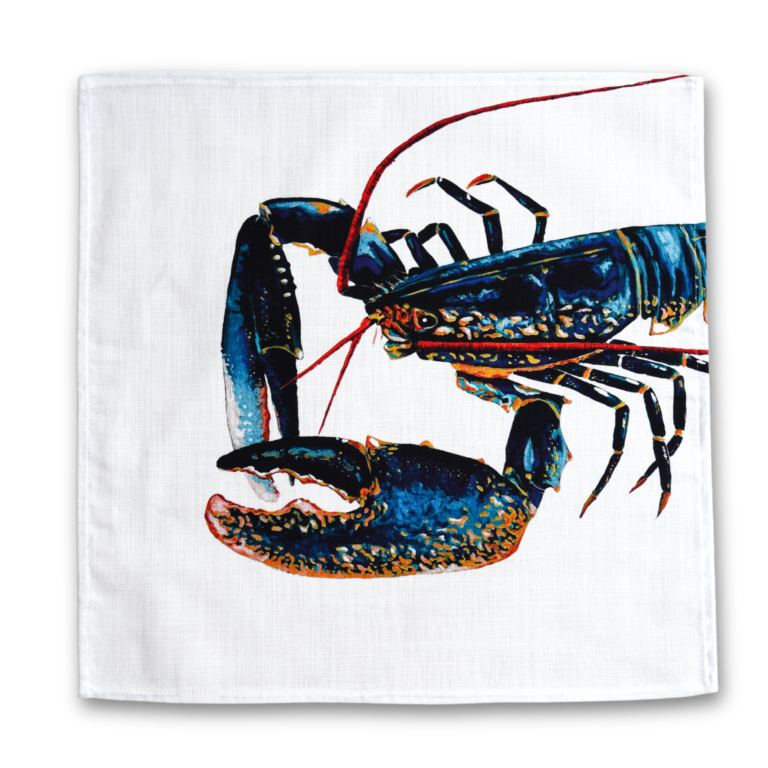 varek.illustrations - Serviette de table en coton : Homard