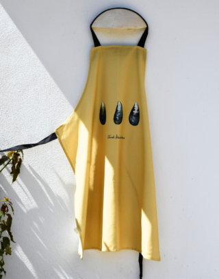 Tablier Curry 100% coton : Les Moules par la marque Varek Illustrations Varek Illustrations - Tablier Curry 100% coton : Les Moules