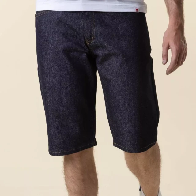 1083 - BERMUDA AJUSTE 173N coton bio superdenim flex indigo brut Homme