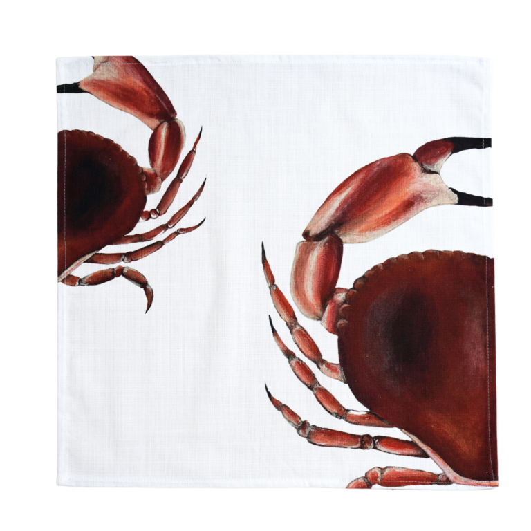 varek.illustrations - Serviette de table en coton : Tourteau