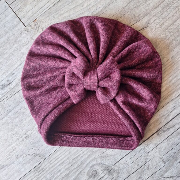 La Fabrique A DeDeuh - Turban bonnet nœud chaud en tissu maille extensible 8 couleurs – adulte