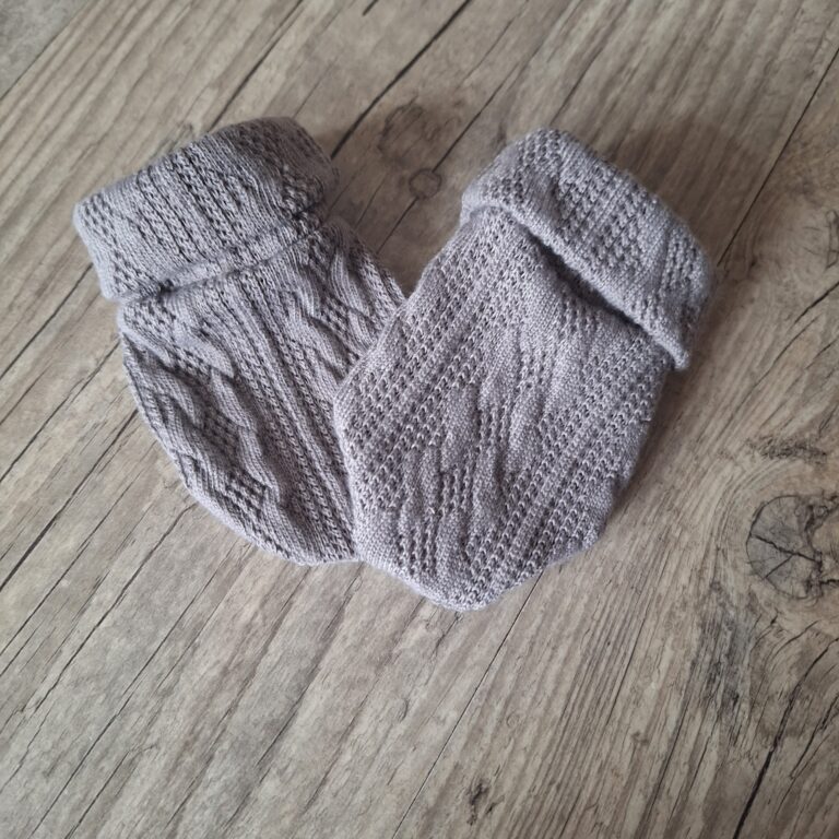 La Fabrique A DeDeuh - Moufles bébé en tissu maille de coton façon tricot jacquard 9 couleurs – 9.12 mois