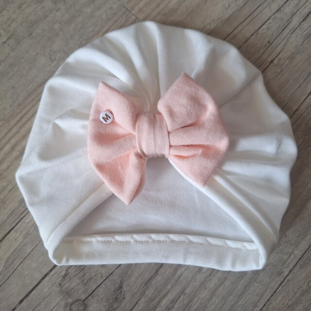 La Fabrique A DeDeuh - Turban nœud Initiale perle en jersey extensible 10 couleurs – adulte