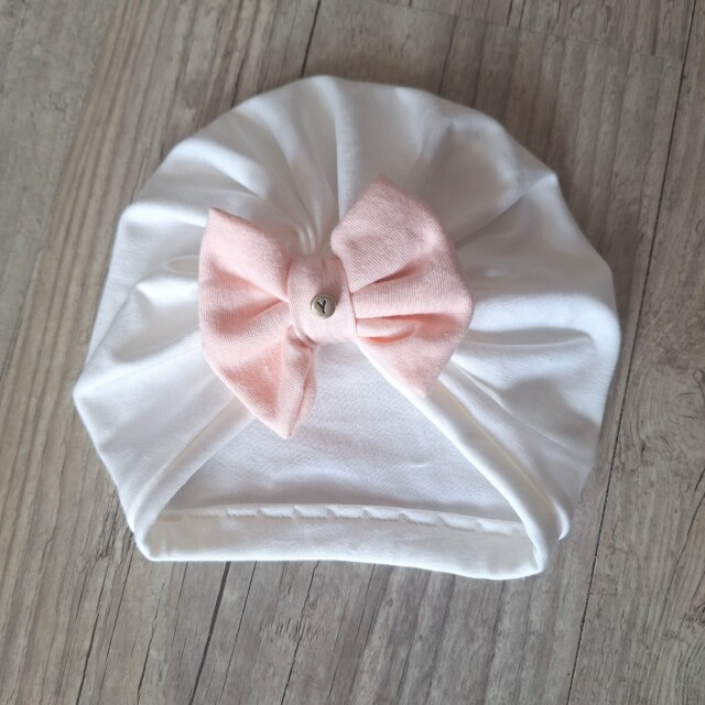 La Fabrique A DeDeuh - Turban nœud Initiale perle en jersey extensible 10 couleurs – adulte