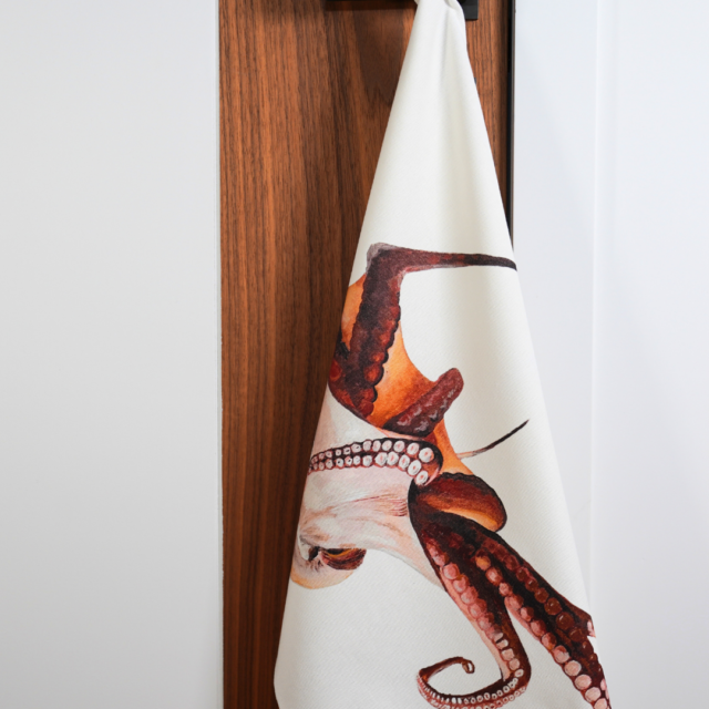 varek.illustrations - Torchon 100% coton : Le Poulpe
