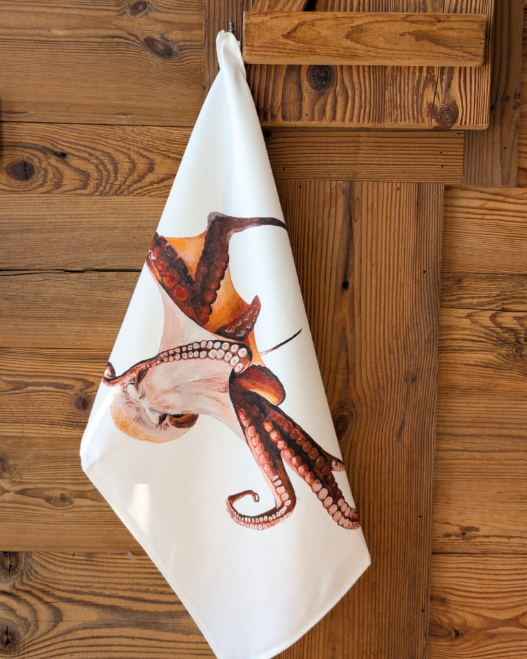 varek.illustrations - Torchon 100% coton : Le Poulpe