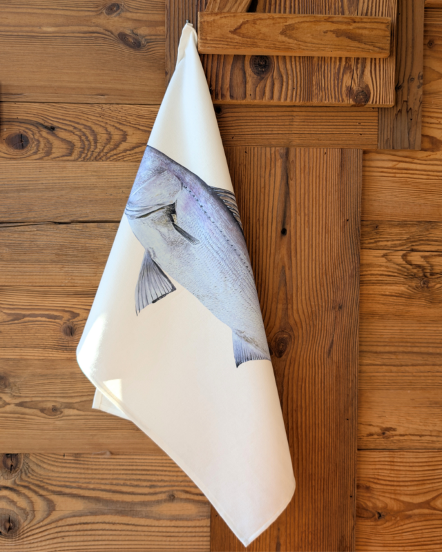 Torchon 100% coton : Le Maigre par la marque Varek Illustrations Varek Illustrations - Torchon 100% coton : Le Maigre