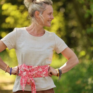 Quintessence - Blouse Emeline en lin naturel