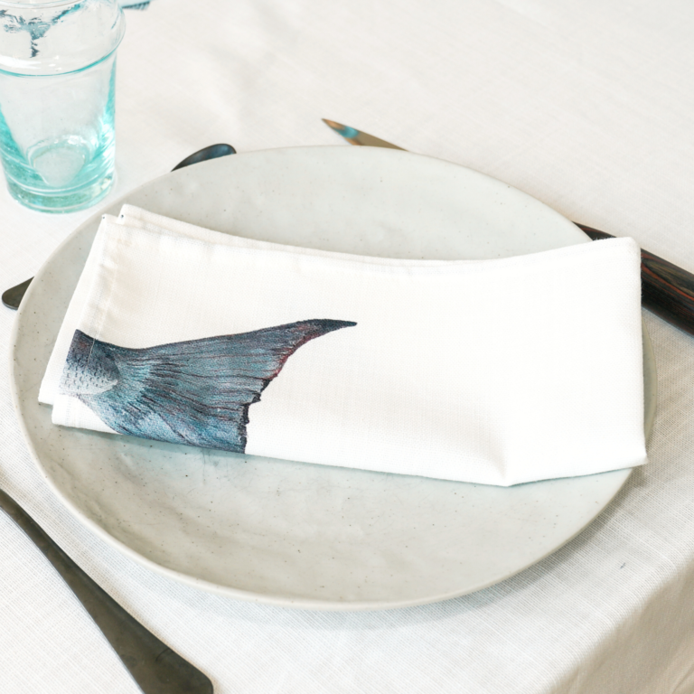 varek.illustrations - Serviette de table en coton : Dorade