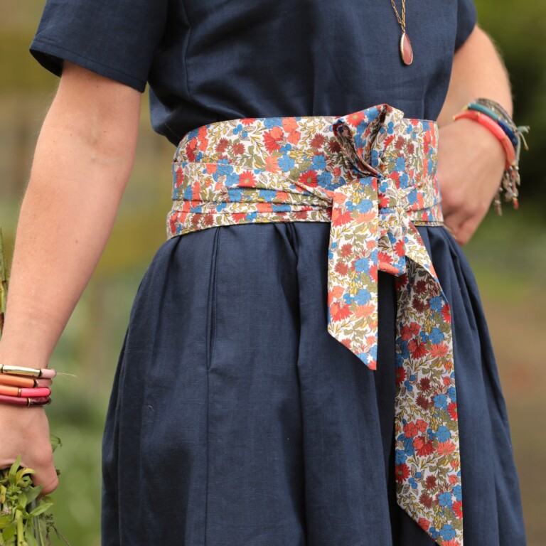 5A9A0355 Quintessence - Ceinture Anita - coton Petit floral poétique