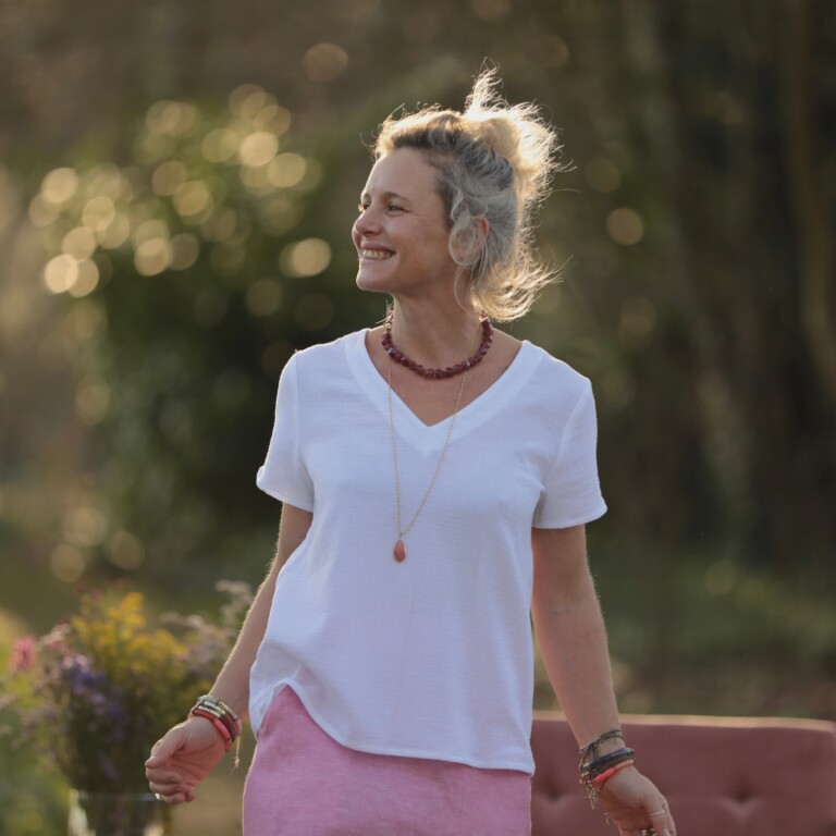 Meta SS25 - Blouse Nila - Double gaze de coton blanche – XL