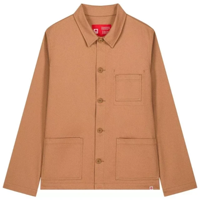 1083 - VESTE DE TRAVAIL 703 droite coton bio denimoriginal marron argile