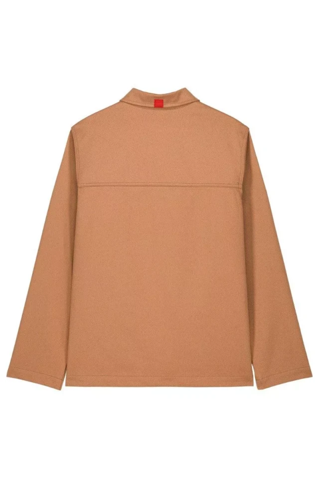 1083 - VESTE DE TRAVAIL 703 droite coton bio denimoriginal marron argile