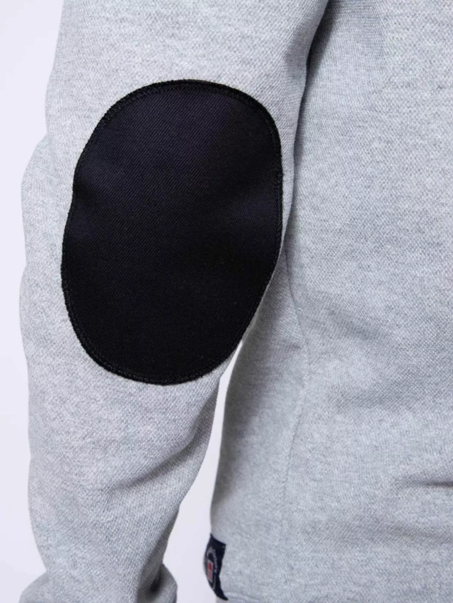 1083 - SWEAT AJUSTE 751 LA GENTLE FACTORY coton recycle gris chine Homme